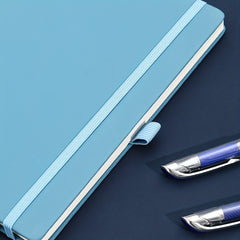 Fashionable A5 Notebook Cover with Leather Feel - 4 Colors