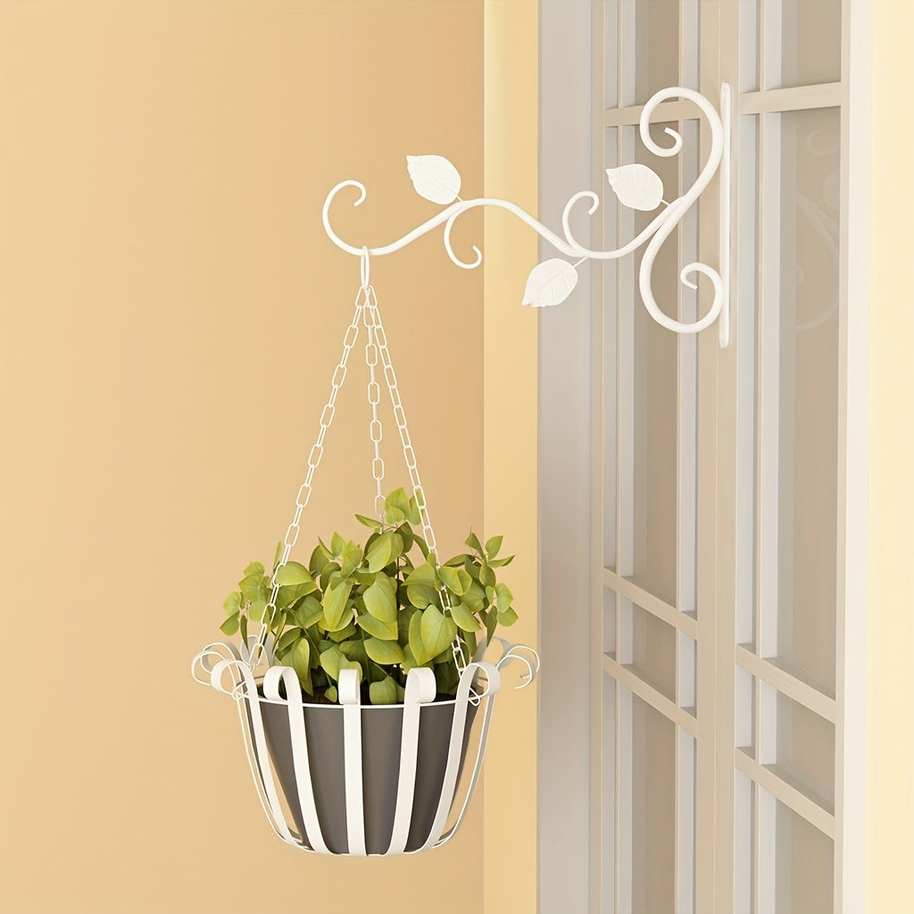 Metal Plant Hanging Bracket 30 48 Cm 3 Leaves Decorative Plant Hanger