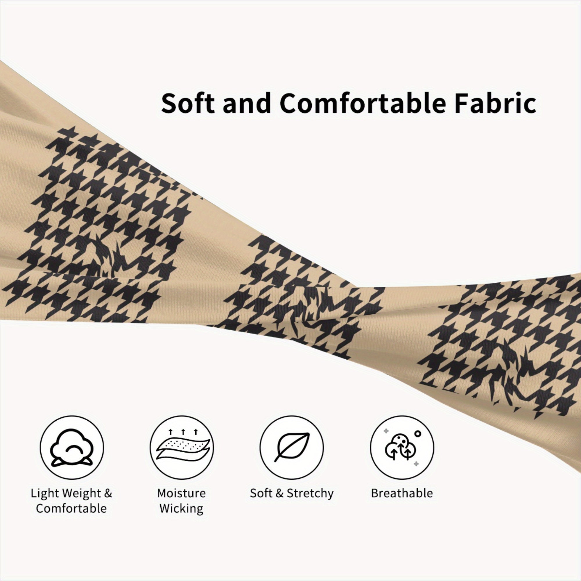 Signature Check Plaid Headband for Sport & Casual Wear