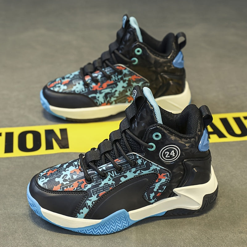 Boy's Basketball Shoes Non Slip Casual Sneakers