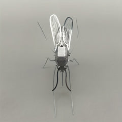 Metallic Mosquito Puzzle Toy for Home Decor & Education