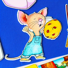 Felt Storytelling Kit Apron Drama with Mixed Colors Novelty Toy