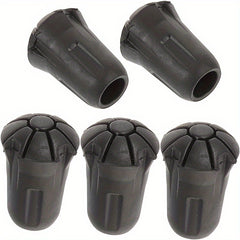 5pcs Trekking Pole Foot Covers Tip Protectors Pads Non Slip Accessories