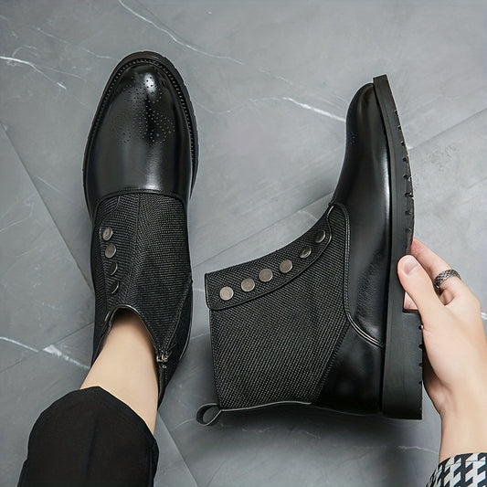 Men's Slip On Chelsea Boots Wear resistant Non Slip Boots