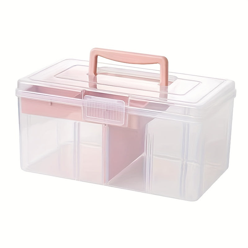 Double Layer Nail Polish Storage Box - Travel & Home Use
