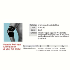 Breathable Unisex Elbow Pads for Enhanced Performance