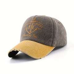 Cotton Graffiti Print Baseball Cap for Men
