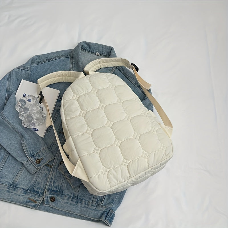 Puffer Quilted Backpack Lightweight Travel Daypack