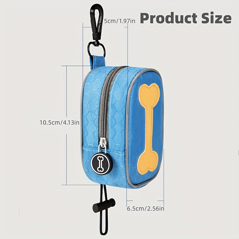 Waterproof Pet Waste Bag Dispenser with Storage Pocket