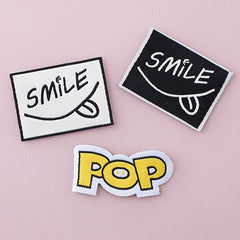 3PCS DIY 3D Letter Decoration Patches For Girls - Sew/Iron On Functional Patches
