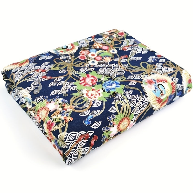 Japanese Style Fabric Squares Printed Cotton Wrapping Cloth Quilting Fabric Bund