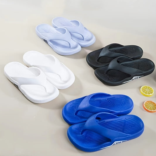 JIAGEYA Men's Flip Flops Lightweight Non Slip Thong Sandals