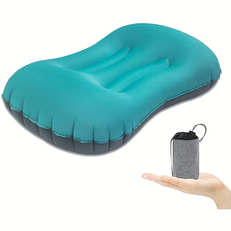 Portable Inflatable Camping Pillow Lightweight Beach Pillow Neck Support
