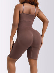 One Piece Training Sport Bodysuit Tummy Control Shapewear Jumpsuit