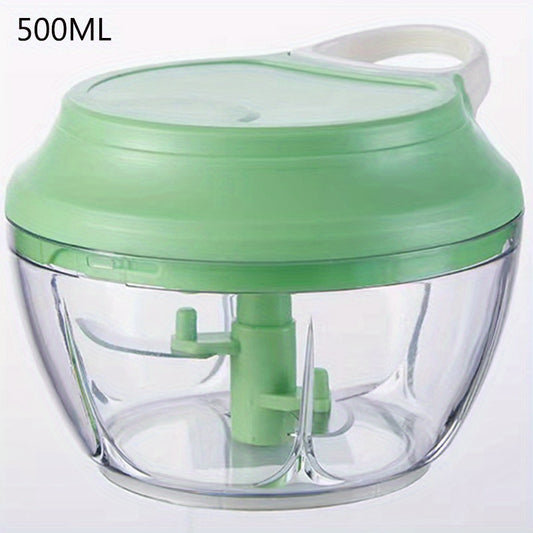 Manual Food Chopper For Vegetables Fruits Nuts Onions Hand Pull Mincer