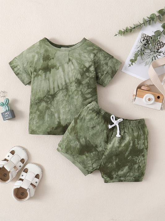 Toddler Boys Tie Dye 2 Piece Outfit