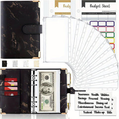 Budget Binder Cash Envelope 6 Ring Money Saving Binder