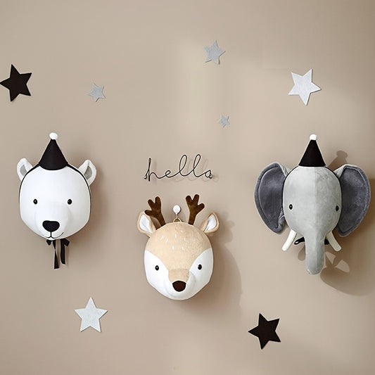 Animal Plush Doll Charm for Kids Room Decor