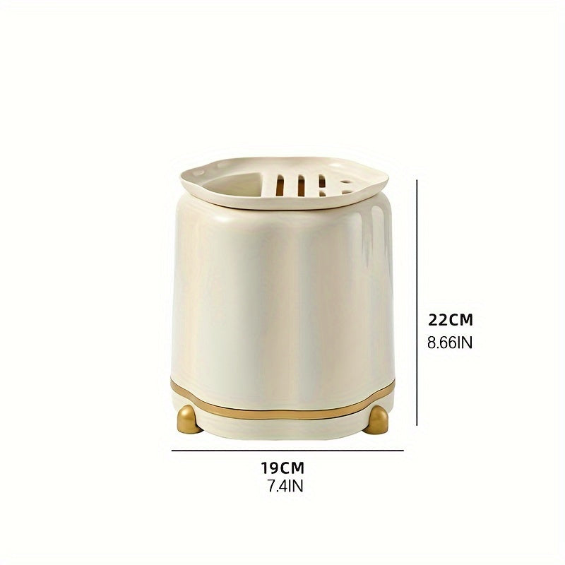 Kitchen Rotating Storage Rack Chopsticks Holder