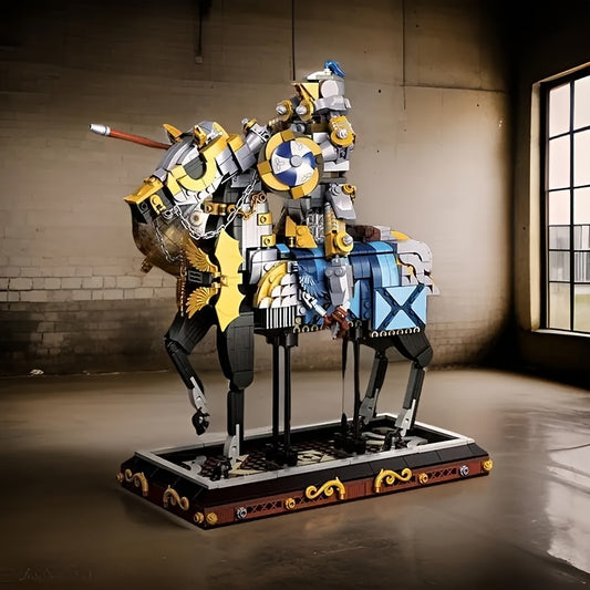 1247 pcs Medieval Knight Building Blocks Set Adult DIY Assembly Model Toy