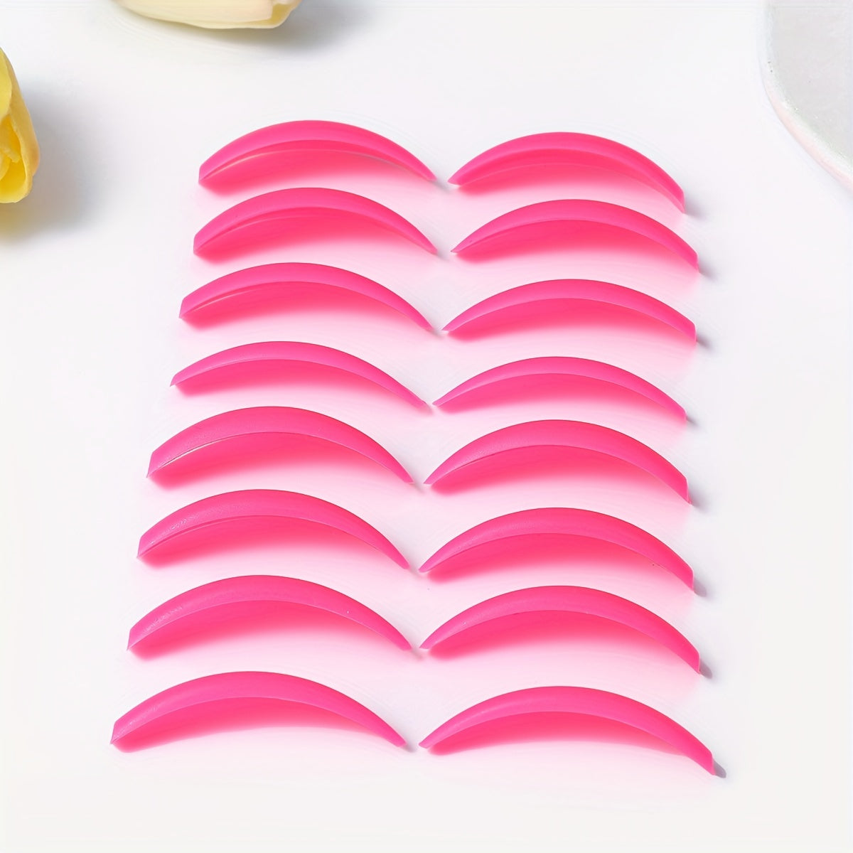 C CURL 8 Pairs Silicone Eyelash Perming Pad Lashes Rods Shield Lifting