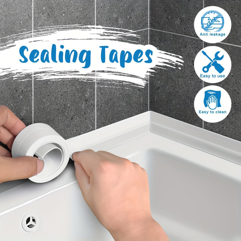 PVC Self Adhesive Waterproof Sealing Tape Strip for Bathroom Kitchen Sink