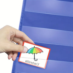 1pc Standard Pocket Chart For Classroom Sight Words Pocket Chart