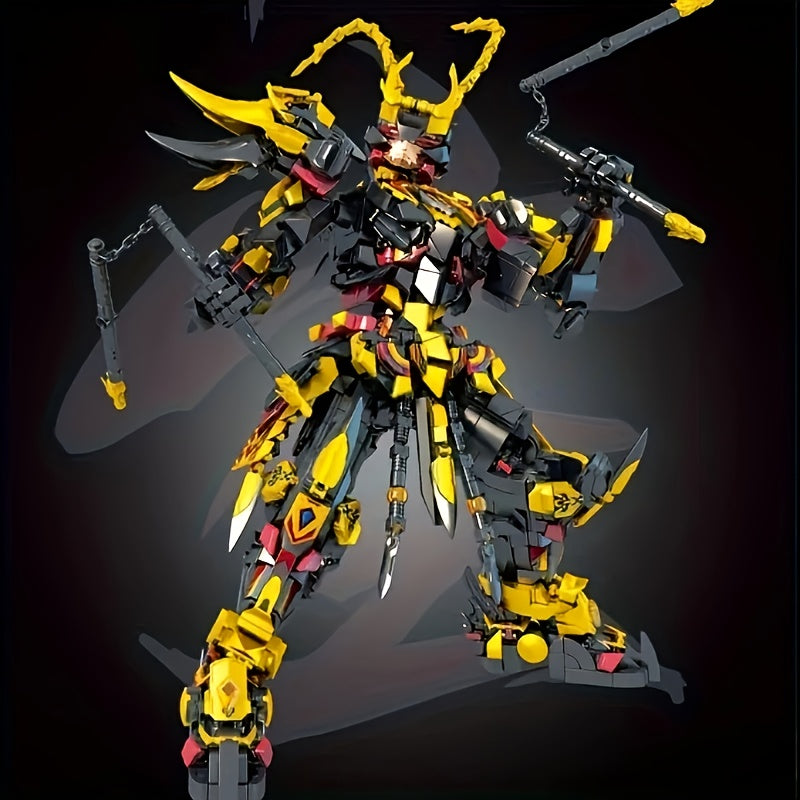 2366pcs Mecha Building Blocks Set High Difficulty DIY Assembly Model