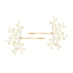 Faux Pearl Tree Hairpin Bridal Hairpin Women Girls Wedding Party Hair Clip