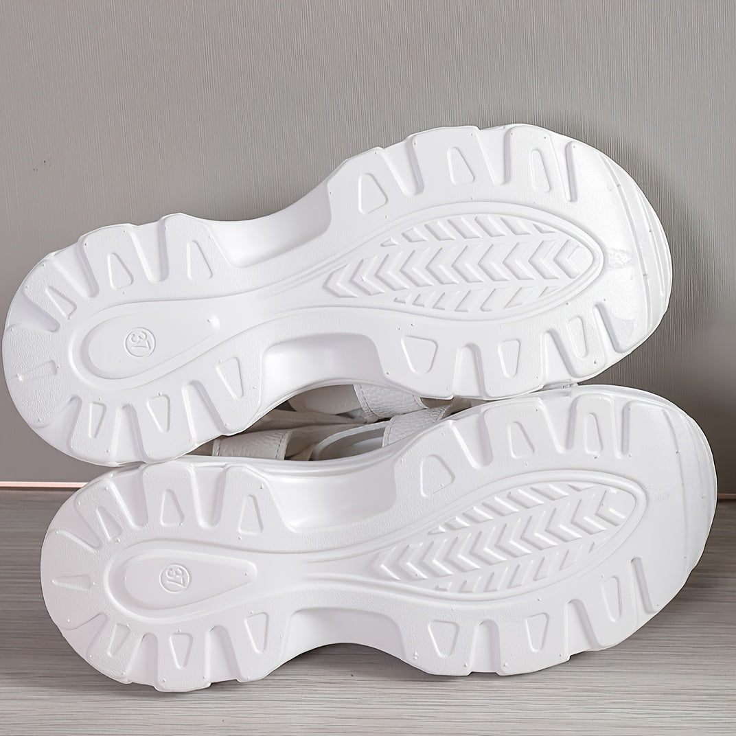 Women's Solid Thick Bottom Sandals Comfortable Open Toe