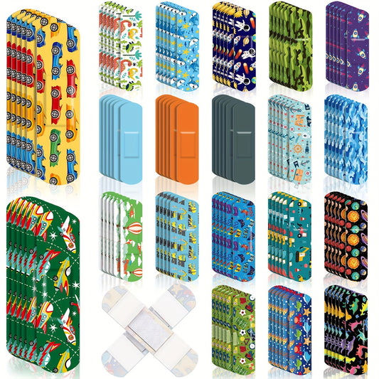 100pcs Cartoon Bandages Variety Pack 20 Styles