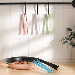 Toaster Tong Oven Rack Push Pull Stick Grill Kitchen Tongs Multifunctional