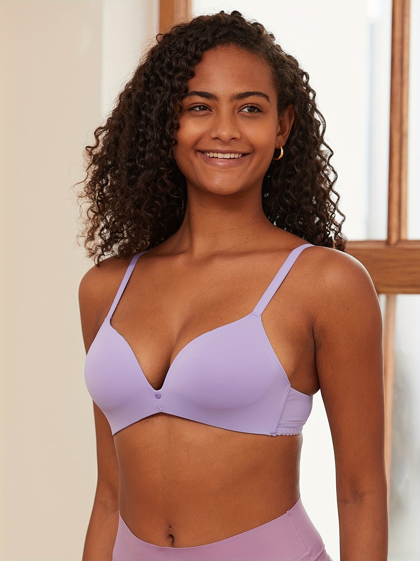 Comfortable Solid T Shirt Bra for Women Push Up Intimates Lingerie