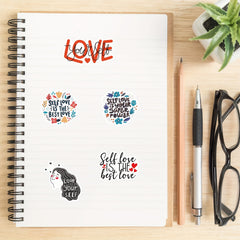 50pcs Self Love Stickers Waterproof Graffiti Stickers