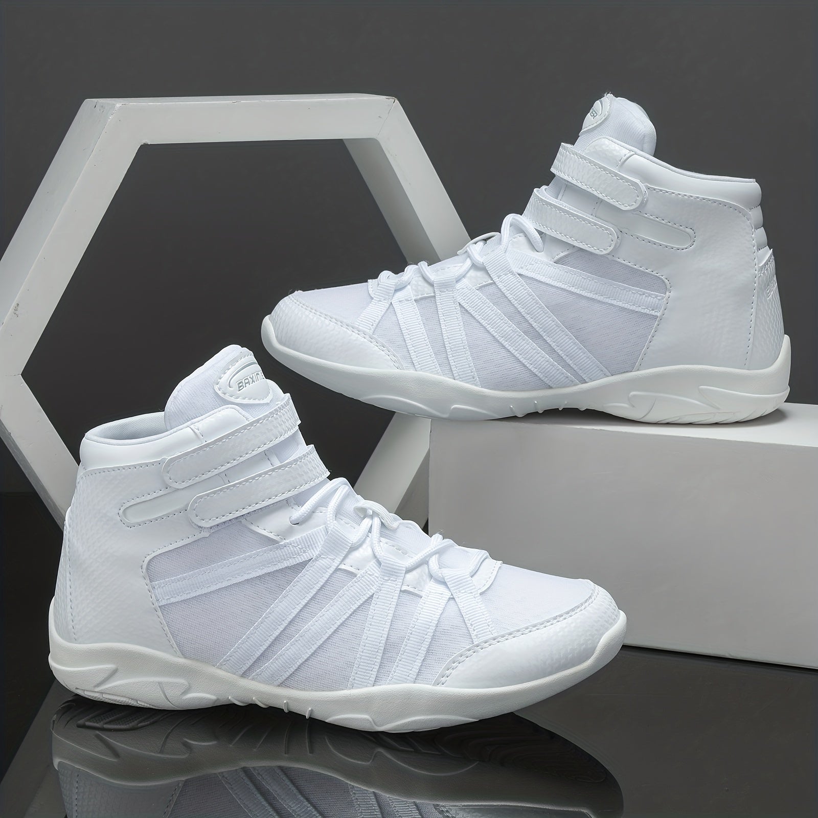Girls High Top Cheerleading Shoes Lightweight Competition Sneakers