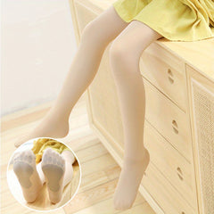 Kids Plain Pantyhose Dancing Socks Comfortable