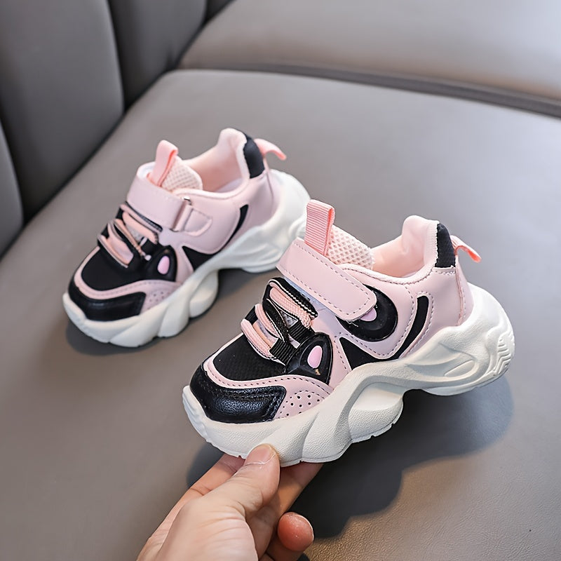 Kids Sneakers Non Slip Lightweight Breathable Easy On Off Hook & Loop Fastener