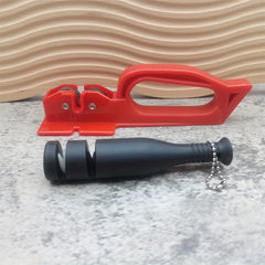 2pcs Kitchen Sharpener Manual Sharpening Tool Camping Party Use