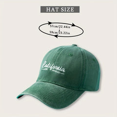 'California' Distressed Baseball Cap