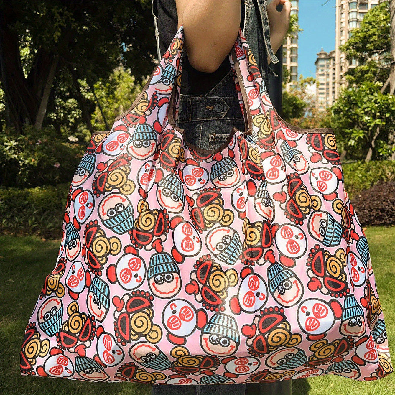 Foldable Shopping Bag Lightweight Portable Tote Bag