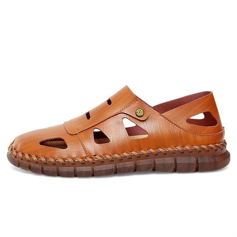 Men's Hollow Out Sandals Non Slip Beach Shoes Summer