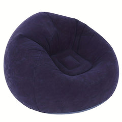 Inflatable Sofa Single Lazy Sofa Chair Foldable Leisure Sofa For Dorm Room