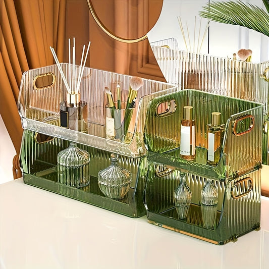 Stackable Desktop Storage Box Acrylic Makeup Organizer Perfume Display Rack