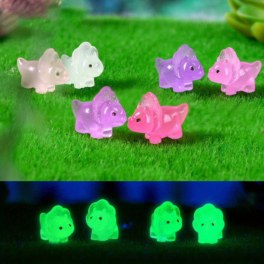 Lot of 20 Luminous Dinosaur Ornaments for Aquarium - Random Selection