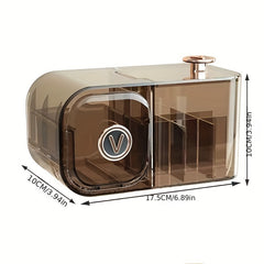 Makeup Sponge Lipstick Holder Organizer With Lid Dustproof