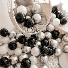 15pcs Silvery Balloons for Party Decorations