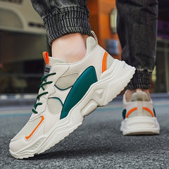 Men's Chunky Sneakers Breathable & Wear-Resistant