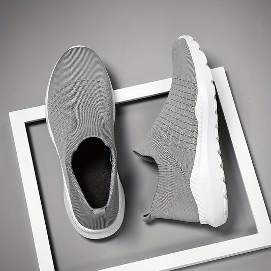 Men's Slip on Sock Sneakers Lightweight Breathable Walking Shoes