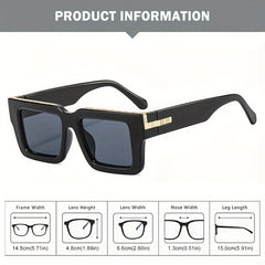 Men's UV Resistant Retro Sunglasses for Outdoor Parties