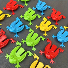 Mini Transparent Frog Jumping Toy 24pcs for Birthday Party and Teaching